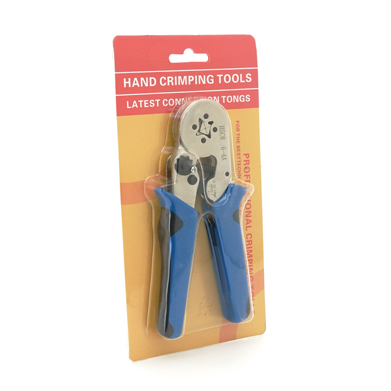 Кримпер HCS8 6-4A для обтиску кабельного наконечника, 0.25-10mm2,  Black-blue