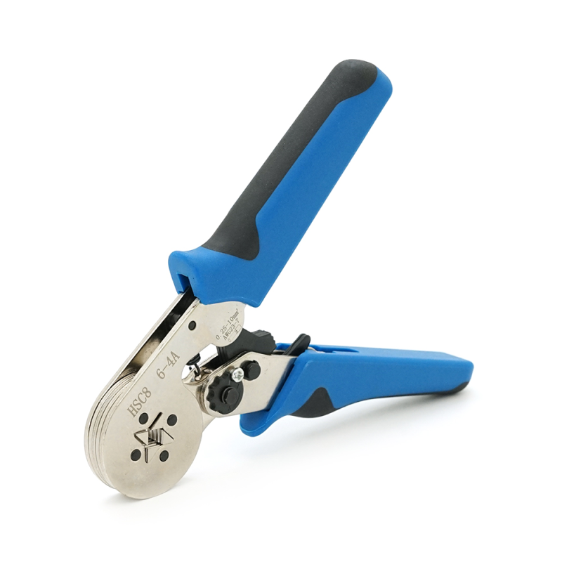 Кримпер HCS8 6-4A для обтиску кабельного наконечника, 0.25-10mm2,  Black-blue