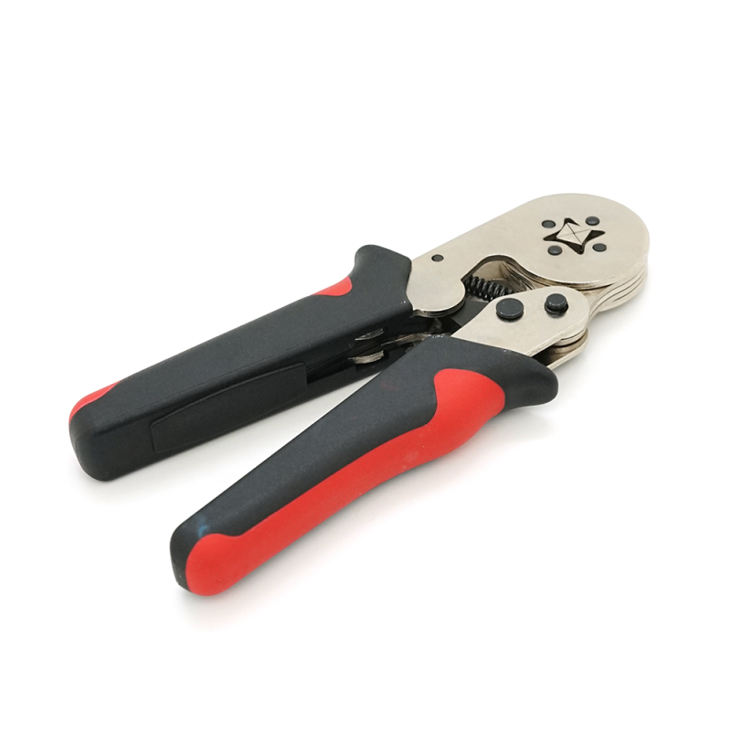 Крімпер HSC8 6-4A для обтиску кабельного накінечника, 0.25-10mm2, Black-red