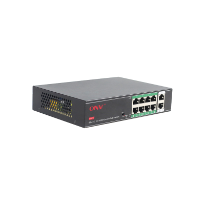 8ми портовий PoE комутатор з автоперезапуском ONV-H1108PSD, 8хРоЕ 100 Мбіт + 2хUplink 100 Мбіт до 250м, IEEE802.3af/at, загальна потужність120 Вт