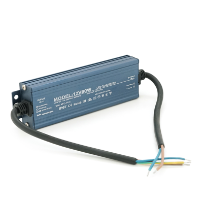 Імпульсний блок живлення герметичний (Led Converter) 12V 60W, IP67, 152х21х44 мм, Box