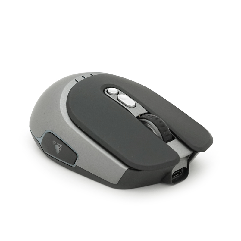Миша бездротова JEDEL WH104, 1200-1600DPI, 2.4GHZ+Bluetooth 5.0, вбудований акумулятор, Black, Box