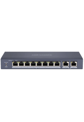 8 портовий POE комутатор Hikvision DS-3E0109P-E(C) 8xRJ45 (100M) PoE + 1x RJ45 (100M)