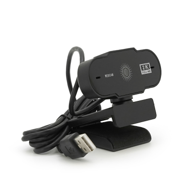 Вебкамера з гарнітурою A6, 1920 р, автофокус, пласт. корпус, Black, Q100