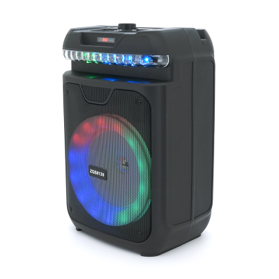 Акустична система з підсвічуванням ZQS8139, 15W, вбудований акум 3600mAh, живлення від USB кабелю, Black, Box Акустична система з підсвічуванням ZQS8139, 15W, вбудований акум 3600mAh, живлення від USB кабелю, Black, Box