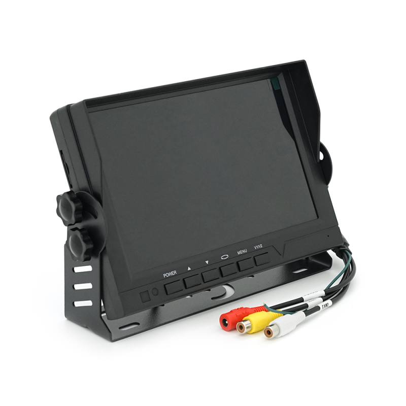 Монітор 8" CVI/AHD/TVI для відеоспостереження QVC-8001AHD, 12-24В, PAL/NTSC, 200х140х30 мм