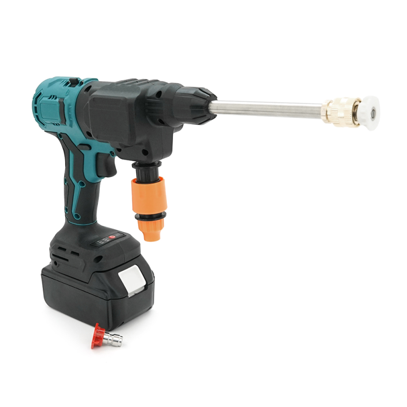 Набір електроінструментів YT-861, шуруповерт+шліфмашинка+пила+мийка, Валіза