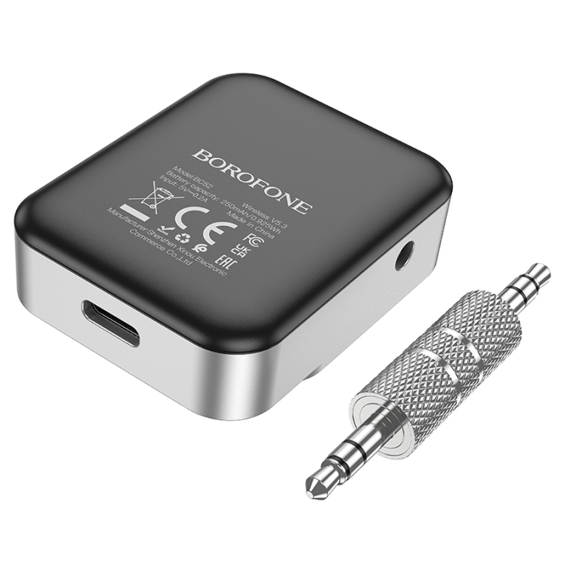 Аудіо ресивер BOROFONE BC52 Wireless Bluetooth 3.5mm Audio Stereo Music Home, Bluetooth 5.0