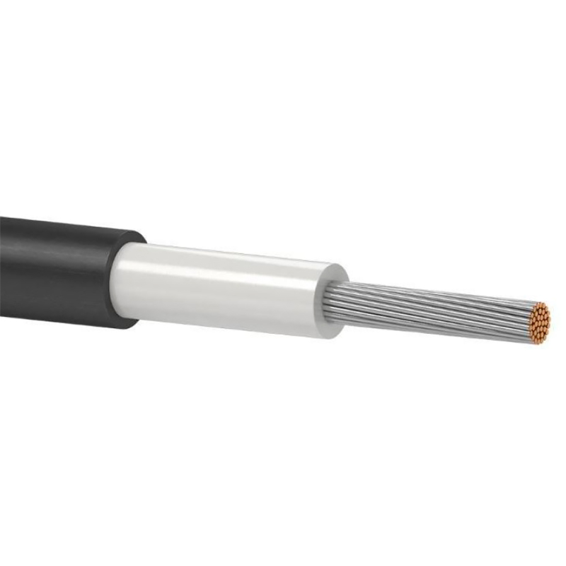 Кабель Одескабель H1Z2Z2-K 1*6  black 6 mm2, бухта.100м, чорний