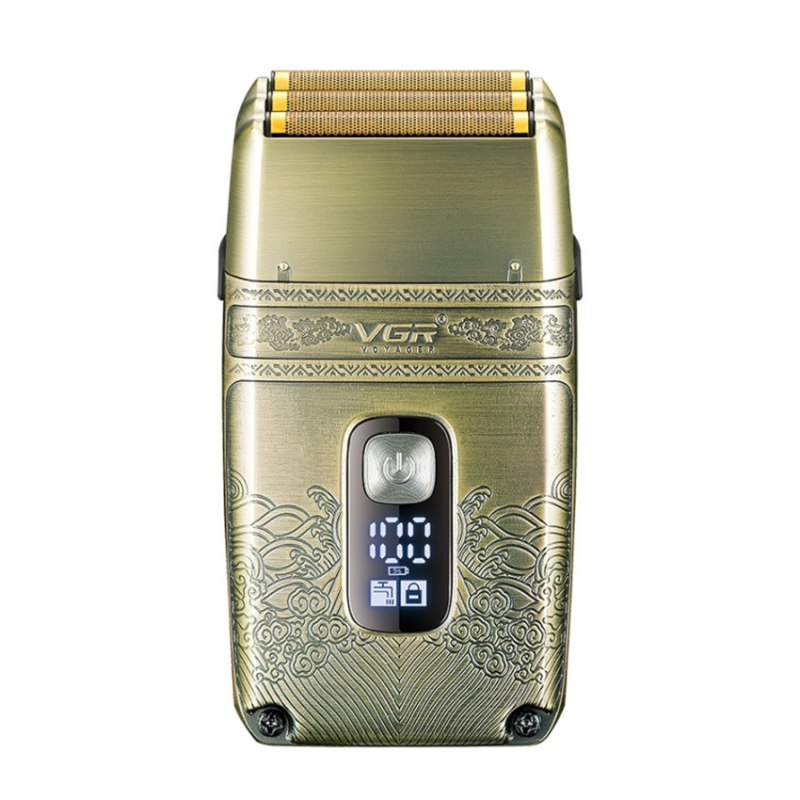 Електробритва VGR V-335 шейвер, потрійне лезо, IPX6, LED display, Box