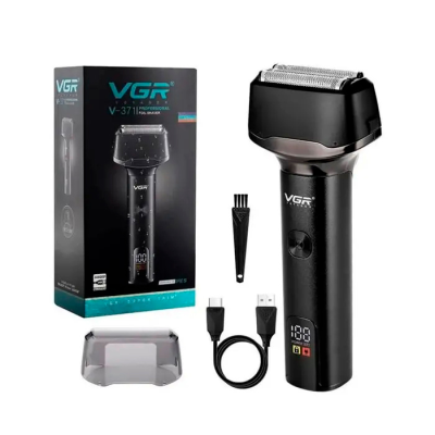 Електробритва VGR V-371 шейвер, потрійне лезо, IPX5, LED display, Box