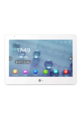 10-ти дюймовий сенсорний гібридний Full HD/IP відеодомофон з пам'яттю NeoLight MEZZO Hybrid