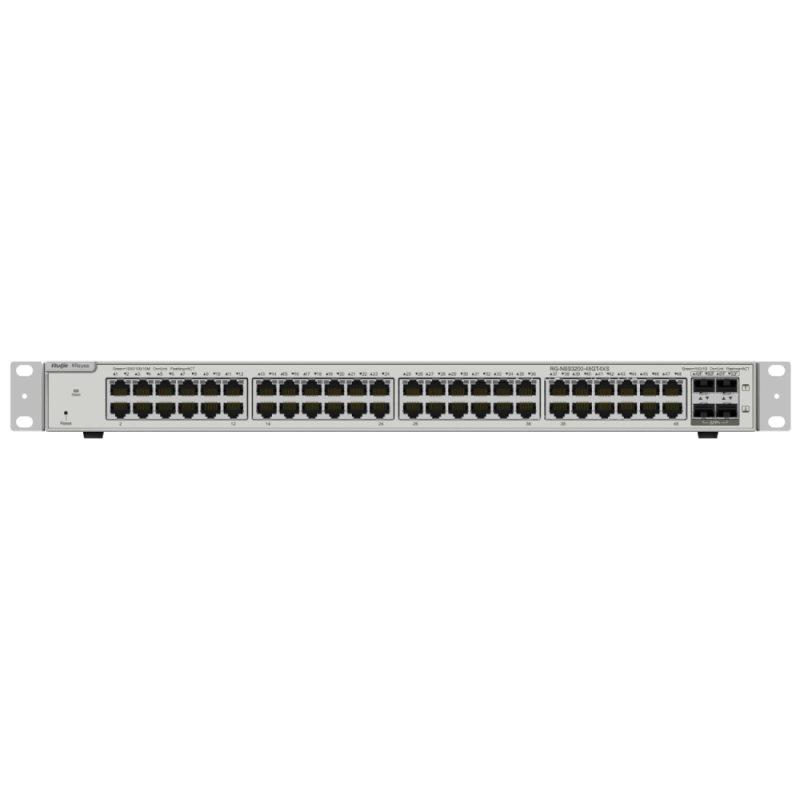 48-портовий гігабітний керований комутатор Ruijie Reyee RG-NBS3200-48GT4XS L2
