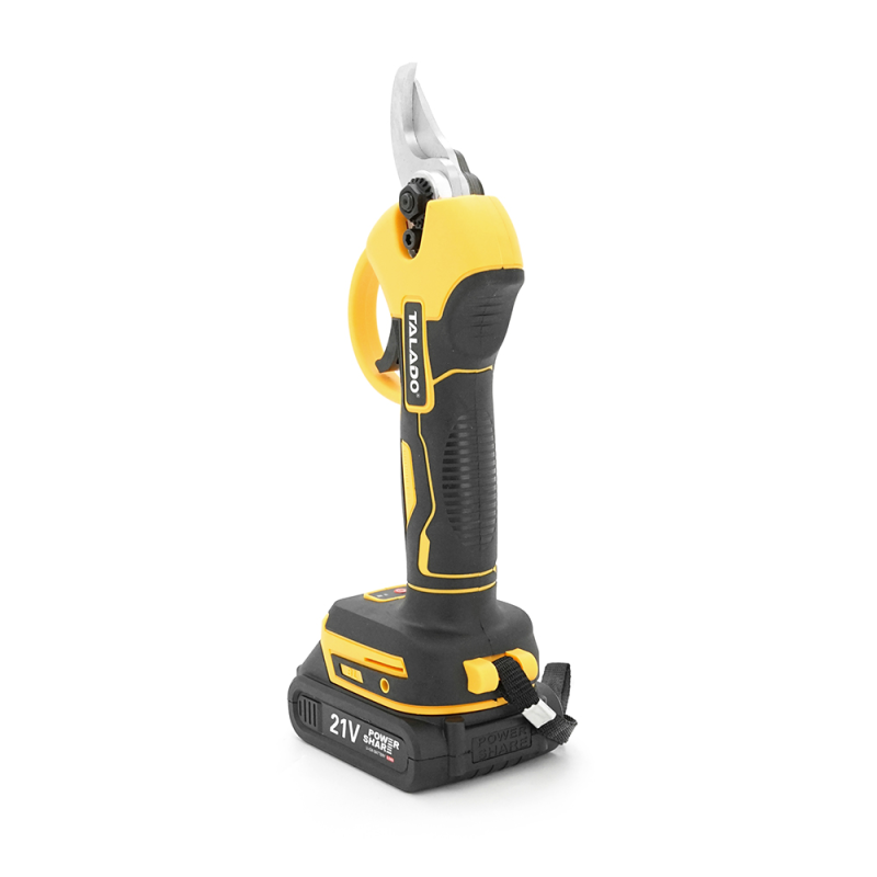 Акумуляторний Секатор (садові ножиці) TALADO BIS, лезо 25мм, зарядний пристрій+акумулятор, Вох