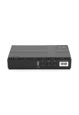ДБЖ UPS-36W DC1036-10 для роутерів/комутаторів/PON, 5/9/12V, 10400мAh(4*2600MAh), USB 3.0, Black, BOX