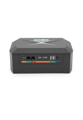 ДБЖ UPS-60W/18 DCP-60W-17 для роутерів/комутаторів/PON, 9/12V*3, 17600мAh(8*2200MAh), Black, BOX