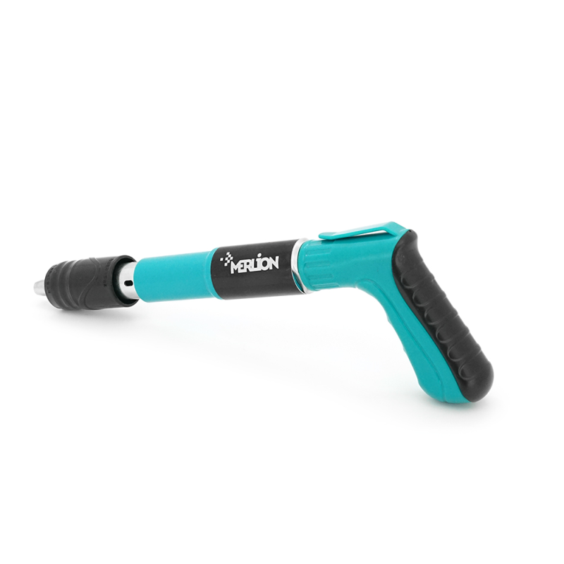 Пістолет будівельно-монтажний Yike-mini для цвяхів діаметром 7,3мм(піроксилінових), три насадки, захисні окуляри, рукавички, валіза, Green