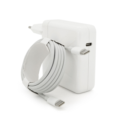Блок живлення MERLION для ноутбука Apple MacBook USB-C 20.3V 4.3A (87 Вт) Блок живлення MERLION для ноутбука Apple MacBook USB-C 20.3V 4.3A (87 Вт)
