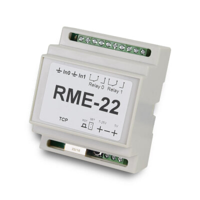 Контролер ATIS RME-22 з 2-ма дискретними входами та 2-ма релейними виходами