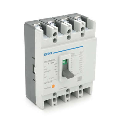 Автоматичний вимикач змінного струму CHINT NM1-125S/4300-125А 4P, 380 В. 125A. 8КА/400В; 10КА/800В. 155*120*68mm