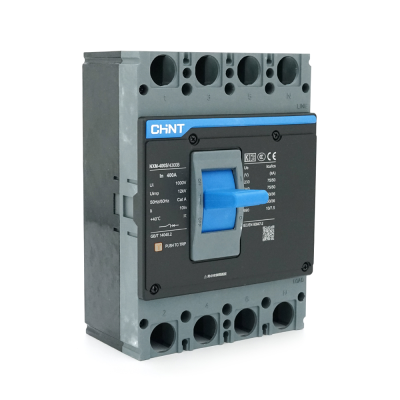 Автоматичний вимикач змінного струму CHINT CHNT NXM-400S-4300B-400A, 4P, 400A, 415V, 50/36kA, 8kV