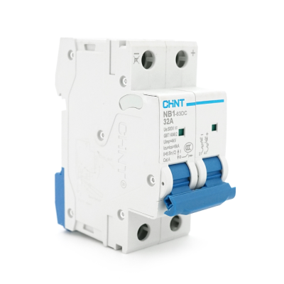 Автоматичний вимикач постійного струму CHNT NB1-63DC 2P C32 DC500V, 32A, 6kA, DIN, 86*36*49.5mm