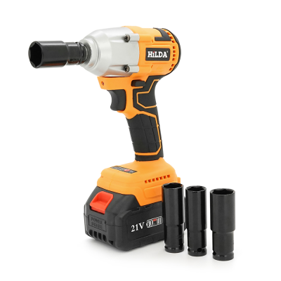 Гайковерт Hilda, зарядний пристрій, акумулятор 10*18650, 4 болтові насадки, d12,5мм, 330*280*95mm, 3kg