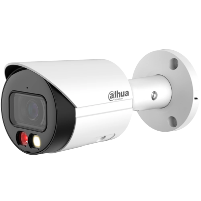 2 Mп IP камера циліндрична Smart Dual Light зі звуком та SD карткою Dahua DH-IPC-HFW2249S-S-IL (2.8мм)
