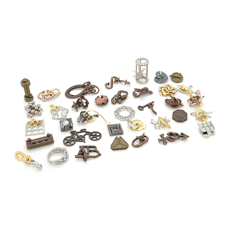 Металевий пазл із 36 предметів "Набір головоломок"