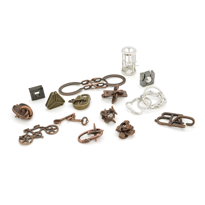 Металевий пазл із 15 предметів "Набір головоломок Luban"