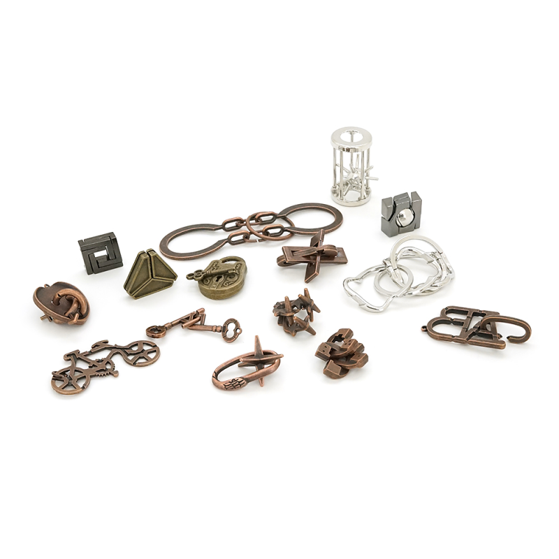 Металевий пазл із 15 предметів "Набір головоломок Luban"