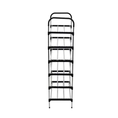 Полиця для взуття YT-264, 6 рівнів, 60х20см, Black, Box