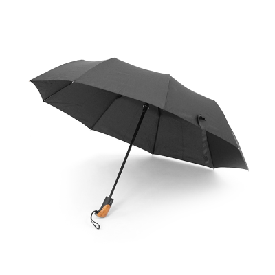 Парасолька чоловіча YT502 напівавтомат, D-106см, захист від сонця, UV (99%), захист від дощу, каркас - Al+Fe, пряма ручка, Black