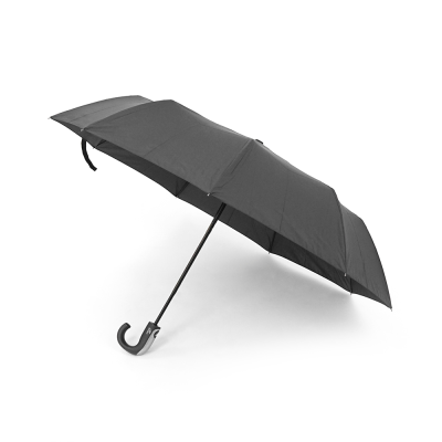 Парасолька чоловіча YT501 напівавтомат, D-106см, захист від сонця, UV (99%), захист від дощу, каркас - Al+Fe, ручка гачок, Black