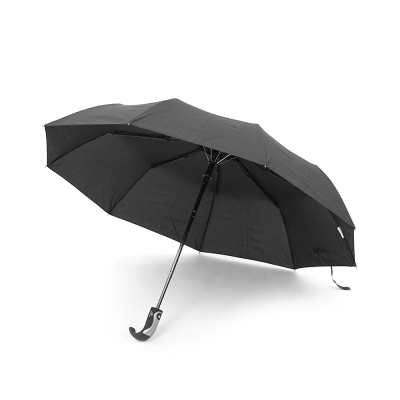 Парасолька чоловіча YT503 напівавтомат, D-106см, захист від сонця, UV (99%), захист від дощу, каркас - Al+Fe, ручка гачок, Black
