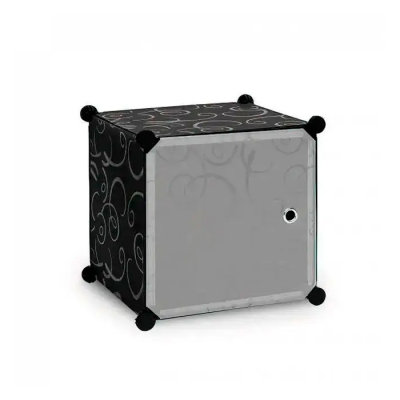 Шафа для речей пластикова MP28-51A, 102х37х76см, Black, Box Шафа для речей пластикова MP28-51A, 102х37х76см, Black, Box