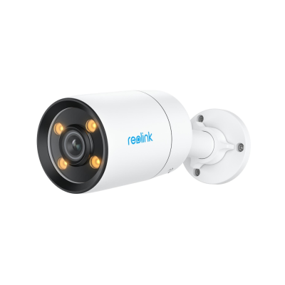4МП вулична IP відеокамера з видимим підсвічуванням, мікрофоном та SD карткою Reolink CX410 (4мм) POE