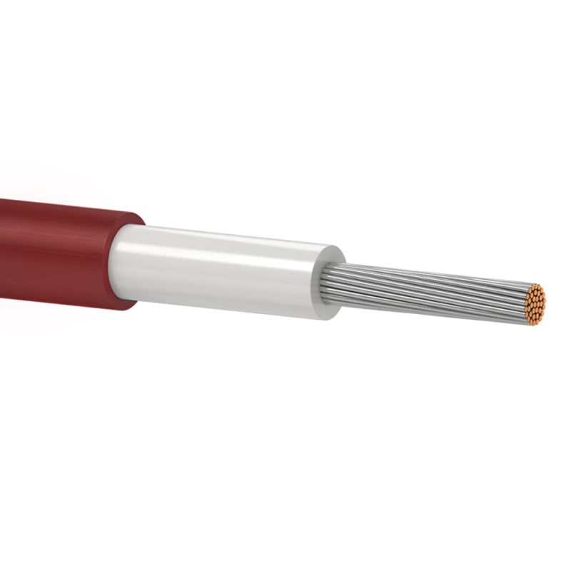 Кабель Одескабель H1Z2Z2-K 1*6  red 6 mm2, бухта.100м, червоний