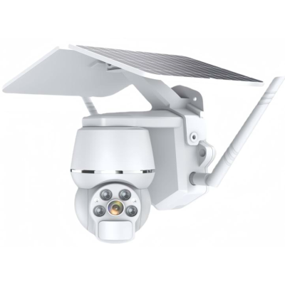 4 Мп 4G поворотна вулична відеокамера із сонячною панеллю та вбудованими АКБ 9600mA UBox IPPTZ26425 2.8mm