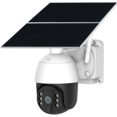 3 Мп 4G поворотна вулична відеокамера із сонячною панеллю 20W та вбудованими АКБ 30000mA UBox IPPTZ12335 2.8mm