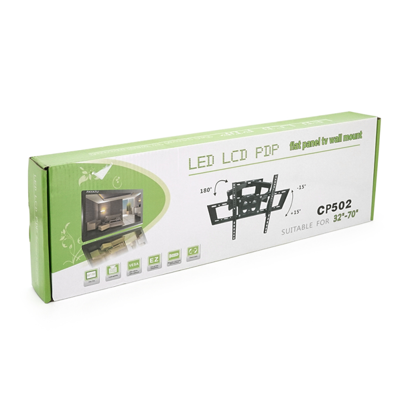 Кронштейн для LLP CP-502, 40"-80", до 45кг, кут нахилу ±15°, Black, Box