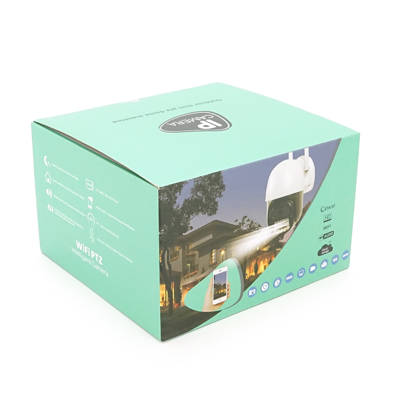 3Мп Wi-Fi відеокамера вулична з мікрофоном SD/картою YOSO YO-IPC57D3MP50 PTZ 2.8mm V380