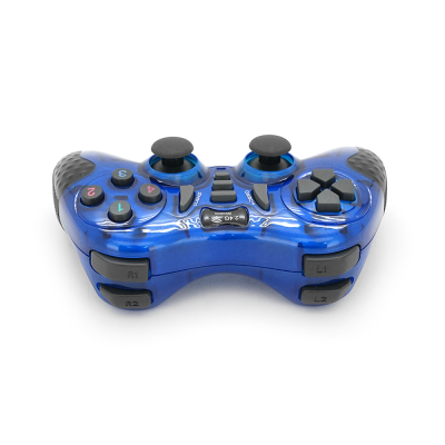 Геймпад бездротовий 7 в 1 для PC/PS1/PS2/PS3/PC360/TV/TV BOX/Android/Win10, живлення від 2*ААА(немає в помплекті), Blue, Blister