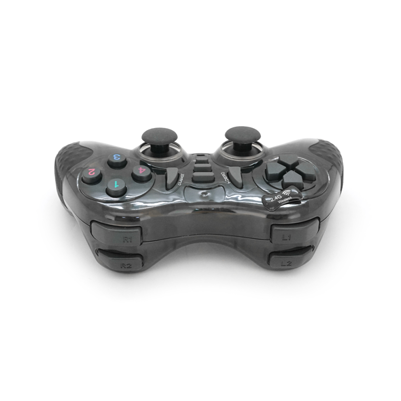 Геймпад бездротовий 7 в 1 для PC/PS1/PS2/PS3/PC360/TV/TV BOX/Android/Win10, живлення від 2*ААА(немає в помплекті), Black, Blister