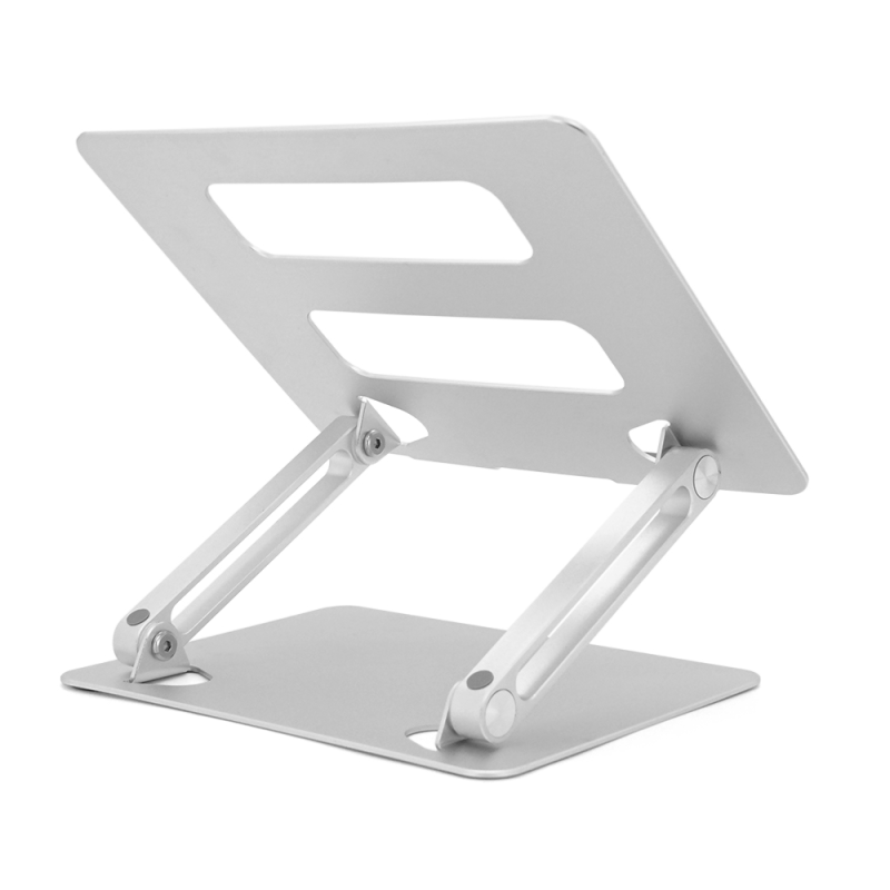 Підставка під ноутбук/планшет L303 складана, до 17', алюміній, колір срібло, 265*218*50 мм, 0,75 кг