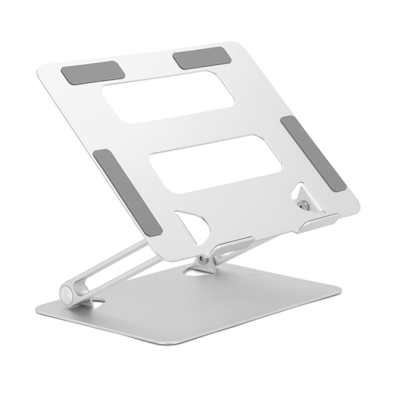 Підставка під ноутбук/планшет L303 складана, до 17', алюміній, колір срібло, 265*218*50 мм, 0,75 кг