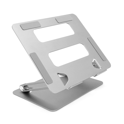 Підставка під ноутбук/планшет L303 складана, до 17', алюміній, колір сірий, 265*218*50 мм, 0,75 кг