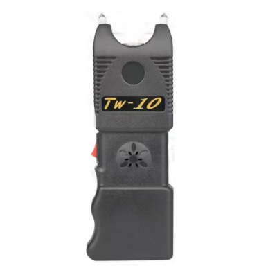 Ліхтар-відлякувач ручний BAILONG X-Balog TW-10B, LED, сирена, струм 15000KV, 180W, Li-ion вбудований 12 000 mAh, Black, IP44, кабель живлення, 170х50х33мм, BOX