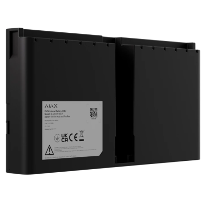 Li-ion батарея Ajax EN54 Internal Battery (24h), що перезаряджається, для EN54 Fire Hub і EN54 Fire ReX, Black