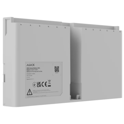 Li-ion батарея Ajax EN54 Internal Battery (24h), що перезаряджається, для EN54 Fire Hub і EN54 Fire ReX, White